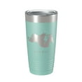 thumbnail image 1 of Lake Kerr Map Tumbler Travel Mug Insulated Laser Engraved Coffee Cup Florida 20 oz Teal, 1 of 1