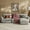 L-Grey, variant on Goosea 81'' Oversized Down Blend Sofa, Cushions Filled with a Feather Blend , Modern Comfort Sofa for Living Room, Beige