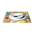 thumbnail image 3 of Rectangular Placemats of 4 Washable Table Mat Suitable for Dining Tables12x18 Inch Elegant Corgi and Afternoon Tea, 3 of 8