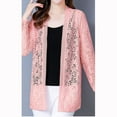 thumbnail image 3 of Akafmk Summer Plus Size Cardigans for Women,Lightweight Open-Front Cardigan,Women Long-sleeved Slim Fitting Lace Shirt Sun Protection Clothing Mid Length Outerwear Top Loose Cover Up Jackets Tops, 3 of 4