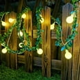 thumbnail image 6 of LED Light String Simulation Green Leaf Vine, 6 of 8
