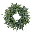 thumbnail image 4 of Fmxomd Olive Wreath for Front Door - Artificial Greenery Spring Summer Wreath with Mixed Leaves & Olive Fruit - Large All Season Farmhouse Decor for Indoor Outdoor Wall Wedding, 4 of 6