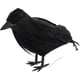 thumbnail image 2 of 1-6 uds. De cuervos de Halloween, ave artificial, juguetes, cuervos, accesorios de decoración de disfraces, cebo de cuervo con plumas negras, 2 of 5