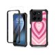 thumbnail image 1 of wonima11 for Motorola Moto G Stylus 5G 2025 Case with Screen Protector, Phone Case for Moto G Stylus 5G 2025 Heavy Duty Military-Grade Shockproof, Pink Heart Phone Cover for Man Woman, 1 of 1