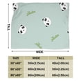 thumbnail image 3 of Throw Blanket Panda Animal For Couch-Ultra-Soft Micro Fleece Sofa Bed Camping Travel Blanket For Kid Baby Boys Girls Adults 60"X50", 3 of 8