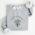 thumbnail image 6 of God Is Good All the Time Sweatshirt – Minimalist Christian Floral Faith Pullover for Women & Men, 6 of 6