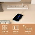 thumbnail image 4 of L Shaped Desk with Hutch, Home Office Corner Desk with 3 Drawers and Bookshelf, Charging Station, White Computer Desk for Home Office, 4 of 9