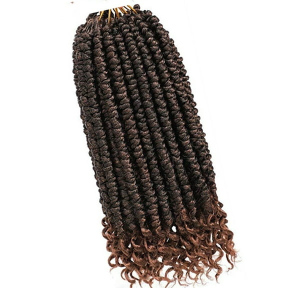 12 Strands Braided Hair Extension Natural Lookings Dreadlock Hair Tie Ponytail Holder For Trendy Hairstyle Hair Braiding