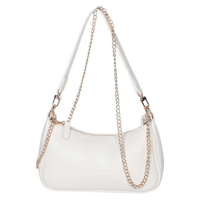GOOHOCHY Bolso de hombro de piel sintética para mujer, moderno bolso de mano para axila, moderno y funcional, bolso cruzado de un solo hombro para mujer.