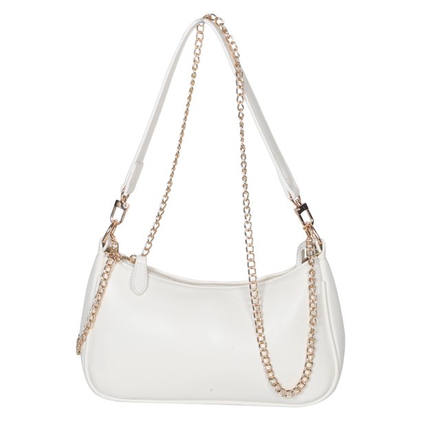 GOOHOCHY Bolso de hombro de piel sintética para mujer, moderno bolso de mano para axila, moderno y funcional, bolso cruzado de un solo hombro para mujer.