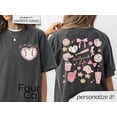 thumbnail image 1 of Custom Baseball Shirt, Baseball Mom Shirt, Baseball Sister Shirt - Ivory - 3XL, 1 of 4