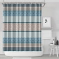 thumbnail image 2 of Waterproof Boho Shower Curtain with Unique Vintage Ethnic Patterns Artistic Rustic Style Bathroom Shower Curtain Machine Washable Fabric with Hooks Perfect for Apartment Dormitory and Airbnb Bathrooms, 2 of 5