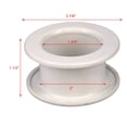 thumbnail image 6 of Boat Rigging Flange 8691505 | 2 7/8 x 1 1/2 Inch White Plastic (2 Piece Set), 6 of 6