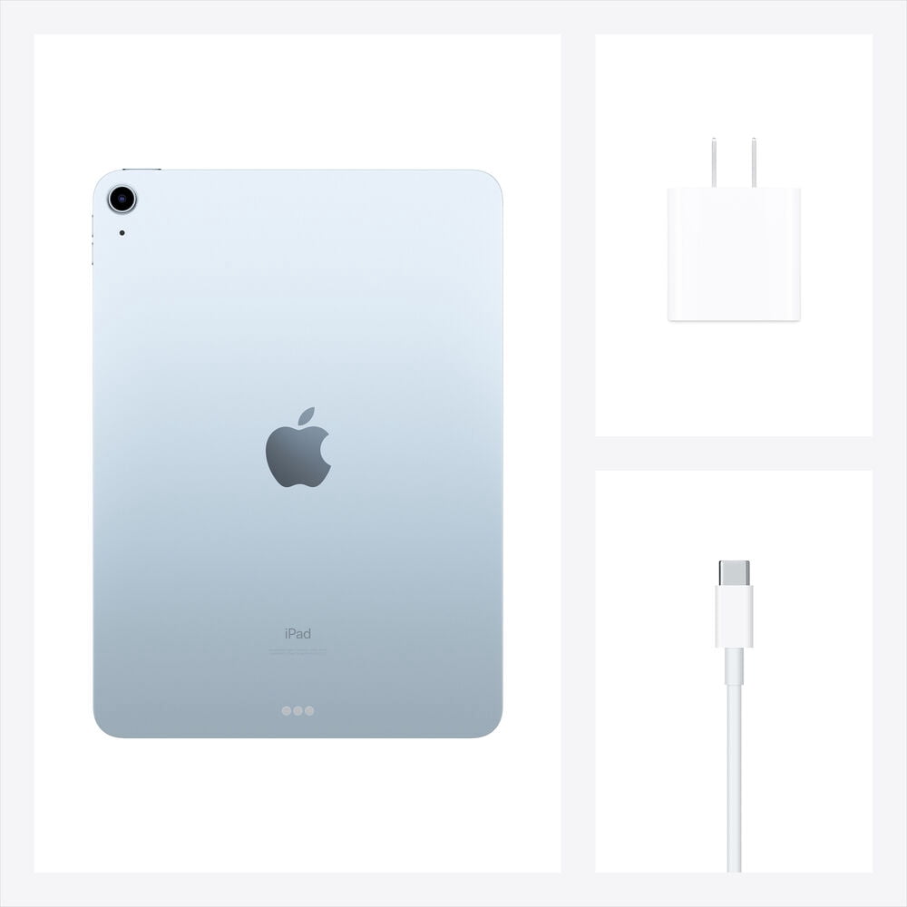 Open Box Apple iPad Air 4 10.9-inch Sky Blue 64GB WiFi Only 2020 Tablet