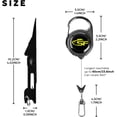 thumbnail image 2 of 3 in 1 Black Fly Fishing Nipper Fly Line Cutter Knot Tying Tool, 2 of 6
