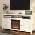 thumbnail image 6 of Mondawe 120V 60HZ 1400W 58" MDF Cabinet Electric Heater Smokeless Fireplace with Remote, 6 of 12