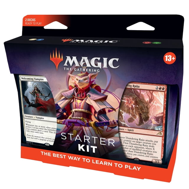 Kit de inicio de Magic The Gathering 2022 con 2 mazos y 5 cartas raras