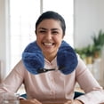 thumbnail image 4 of GOOHOCHY Adjustable Neck Pillow For Airplane Travel Polyester Space Saving 1Pcs, 4 of 8