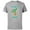 Athletic Heather, variant on Yoda Best Mamá Yoda Chibi Portrait Día de la Madre - Short Sleeve Cotton T-Shirt for Adults - Customized-Charcoal