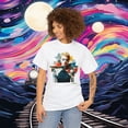 thumbnail image 4 of Unisex Heavy Cotton T-Shirt Super Model & Trains 009, 4 of 7