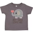 thumbnail image 3 of Inktastic My Gigi Loves Me Grandchild Boys or Girls Toddler T-Shirt, 3 of 5