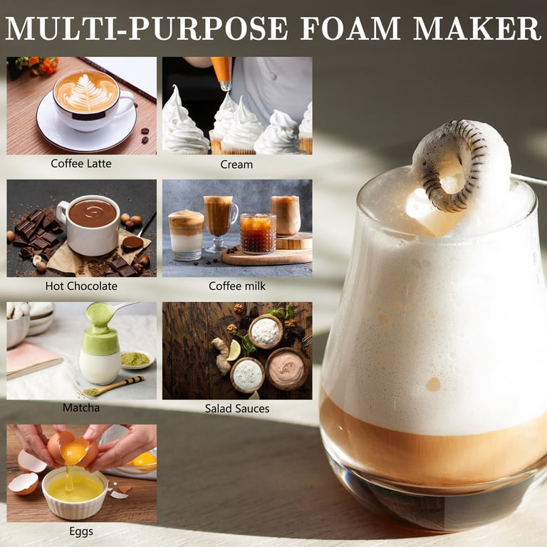 Agcan Rechargeable Handheld Milk Frother, 3 Speeds photo 6
