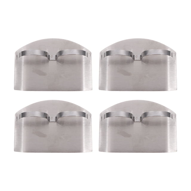 MasteelfCA 4Pcs Stainless Steel Finger Guard for Safe Slice Cutting Vegetables Fruit