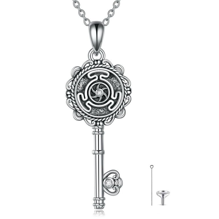 Wheel of Hecate Key Necklace