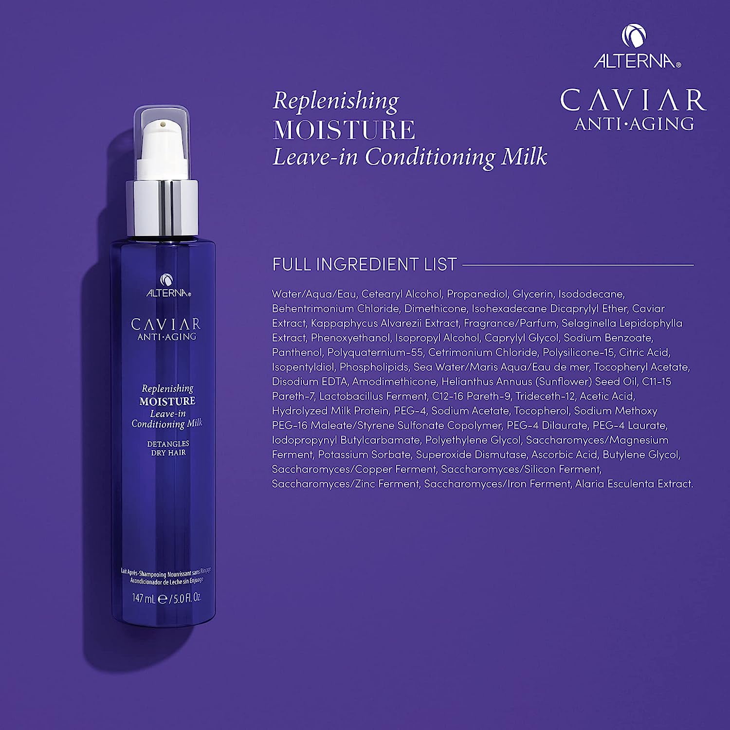 Alterna Caviar Moisture Leave In Conditioner Milk 5 oz.