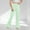 Green, variant on HAOTAGS Teen Girls Leegings (5-15) High Waist Flare Pants Solid Color Casual Sport Yoga Pants Blue Size 7 Years