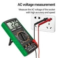 thumbnail image 2 of Digital Multimeter,Universal Meter Meter Resistance Resistance Tester Manual Universal Meter Tester Ammeter With Lcd Display 1999 3 1/2 Lcd 1999 Count Manual An9205a 3 1/2 Dabey Huiop, 2 of 7