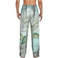 thumbnail image 3 of Daiia Vintage Rose1 Men's Sleep Pant with Pockets and Drawstring,Pajama Pants-Large, 3 of 9