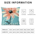 thumbnail image 6 of Acheng Summer Pillow Covers Outdoor Pillow Covers Daisy Throw Pillow Covers Hello Sunshine Sweet Summer Time Cushion Case Summer Outdoor Decoration for Farmhouse Sofa Home Car Couch,2 Pcs White, 6 of 6