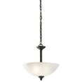 thumbnail image 3 of 43641OZ Kichler Lighting Jolie - 2 Light Convertible Pendant - with Transitional inspirations - 13.75 inches tall by 15 inches wide-Olde Bronze, 3 of 3