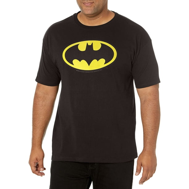 Camiseta DC Comics Batman Basic Logo para Hombre Negra Talla L
