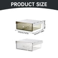 thumbnail image 2 of NCWSO Closet Organizers and Storage Under Desk Drawer Organizer, Clear Slide-Out Multipurpose Storage Box, 1Pc Pantry Shelves Clearance, 2 of 8