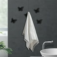thumbnail image 4 of Isvgxsz Butterfly Coat Hooks, Wall Mounted Metal Hooks Stainless Steel Bath Robe Towel Hooks Decorative Wall Animal Hooks Hangers Hanging Rack Hooks for Bedroom Bathroom Home Decor, 4 of 5