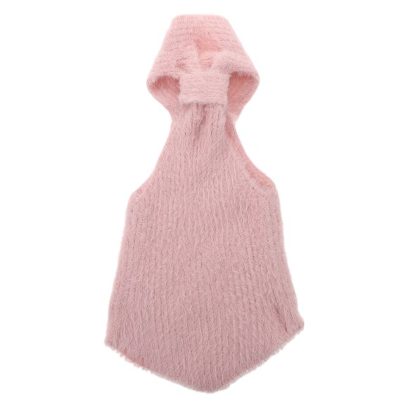 Top corto rosa sin mangas con cuello halter para mujer, ideal para otoño e invierno, con capas y espalda descubierta, ideal para uso diario y fiestas
