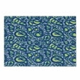 thumbnail image 1 of Paisley Cutting Board, Ocean Waves Like Design with Big and Small Raindrops Inspired Art, Decorative Tempered Glass Cutting and Serving Board, Small Size, Blue and Green, by Ambesonne, 1 of 1