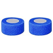 NUOLUX 12 roll Medical Cohesive Bandages Self Adherent Wrap Tape Stretch Athletic Strong Elastic First Aid Tape(Blue)