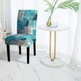 thumbnail image 3 of Turquoise Teal Slipcover Stretch Removable Washable Parson Chair Covers for Dining Room, Living Room, Kitchen Set of 4, 3 of 6
