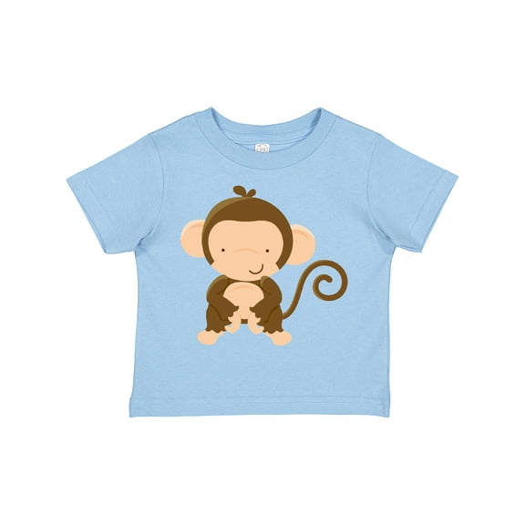 Inktastic Happy Monkey Boys or Girls Toddler T-Shirt