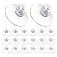 thumbnail image 1 of 20 Pcs Ventouses en Plastique 40mm Pvc Transparent Ventouses Forte Adhérence, 1 of 5