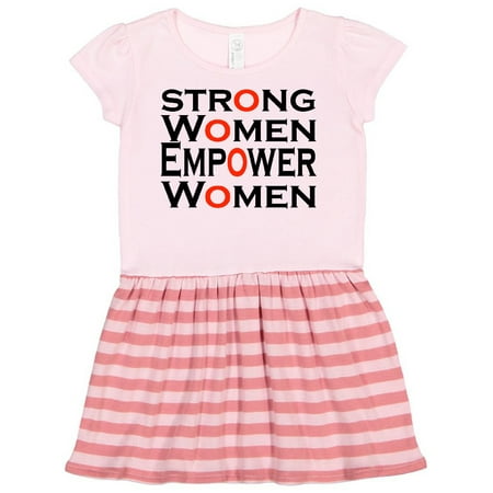 

Inktastic Strong Women Empower Women Gift Toddler Girl Dress