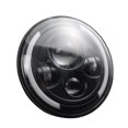 thumbnail image 1 of 7" LED Headlight 150W Round LED Headlamp H4 H13 Headlight 6500K High Low Beam Waterproof Light, 1 of 8