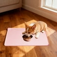 thumbnail image 4 of cpengpj Silicone Pet Mat for Cats and Dogs, Waterproof Non-Slip Spill Proof Feeding Pad with Raised Edges, Easy to Clean, Multi-Color, 4 of 8