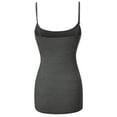 thumbnail image 2 of JYB CO Women's & Juniors Basic Solid Adjustable Spaghetti Strap Long Camisole Layer Tank Top Size S – 3XL, 2 of 5