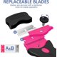 thumbnail image 2 of Rascador DeKeones Razor Blade de doble filo con 10 cuchillas, color rosa, 2 of 7