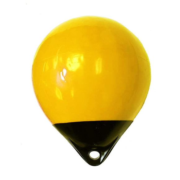 Yellow/Black 12” Diameter Mark Buoy Mooring Buoy Anchor Lift Buoy Shrimp Trap Buoy A30Y
