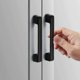 thumbnail image 3 of 10 Pieces Cabinet Handles 96mm Center Distance - Black Kitchen Door Handles Furniture Bar Handle, 3 of 5